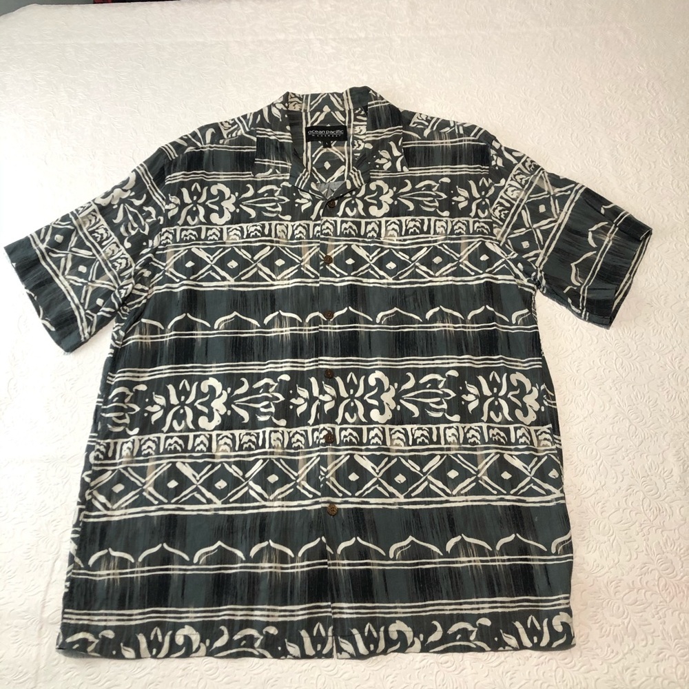 OP Ocean Pacific Men’s Large Hawaiian Shirt